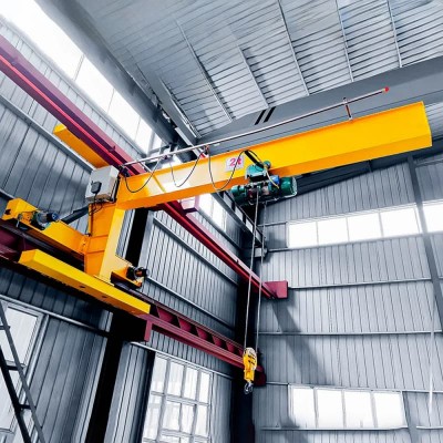 Dongqi 0.5t Wall-traveling Jib Crane 10m Span 3m Lift Warehouse Iceland