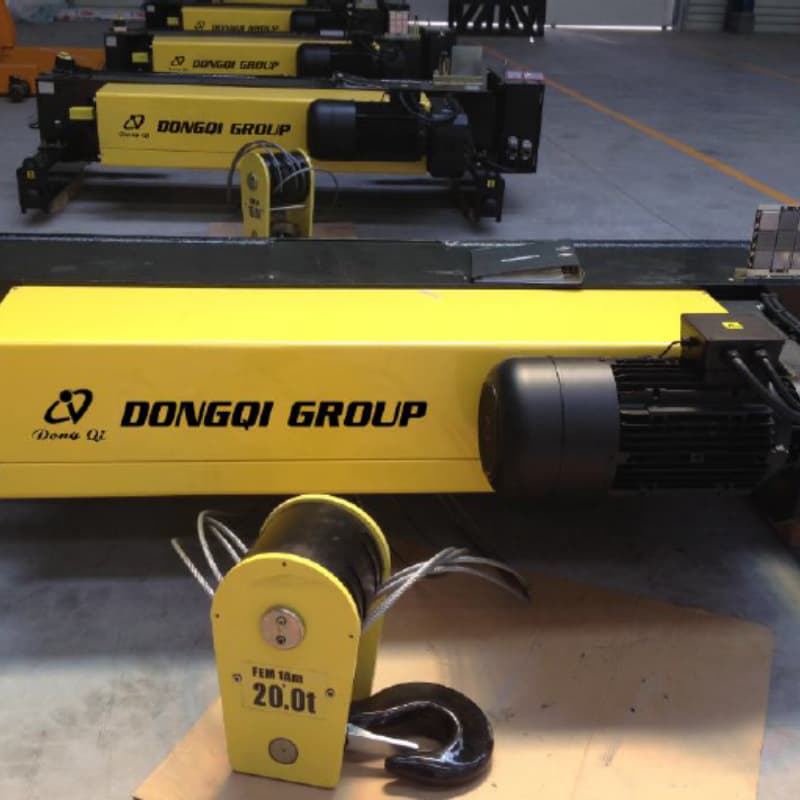 Dongqi 80t NRT Electric Crab Hoist 18m Lift for Port Iran