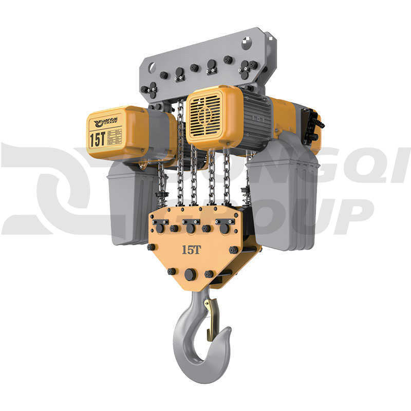 15 Ton Fixed Type Chain Hoist 12m Lift High Safety for Bangladesh Factory