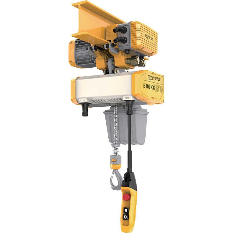 Dongqi 0.5t Traveling Electric Chain Hoist 12m Lift for Warehouse Cambodia