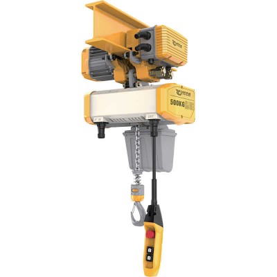 Dongqi 0.5t Traveling Electric Chain Hoist 12m Lift for Warehouse Cambodia