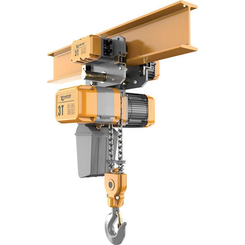 Dongqi 3t Traveling Electric Chain Hoist 18m Lift for Port Sierra Leone