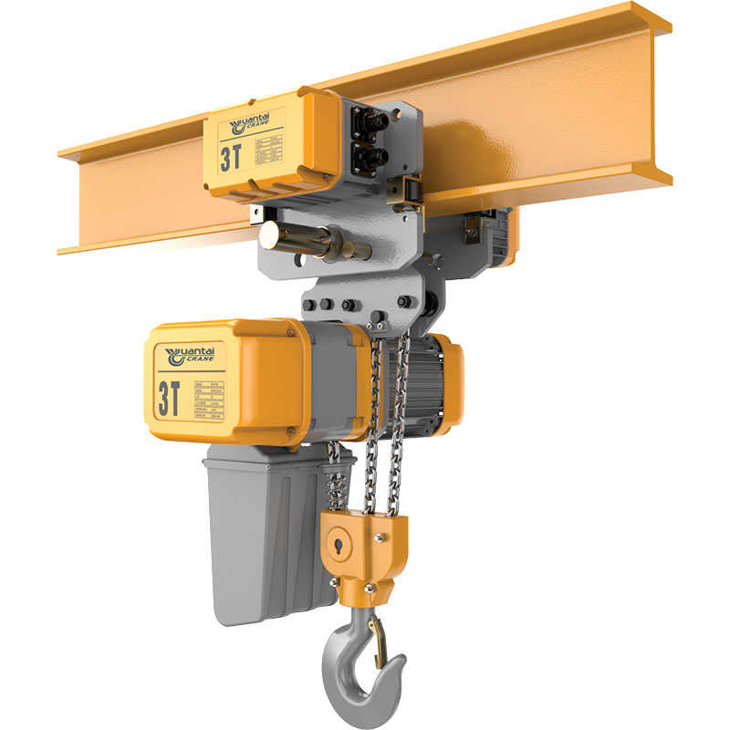 Dongqi 3t Traveling Electric Chain Hoist 18m Lift for Port Sierra Leone