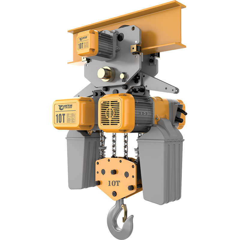 Dongqi 10t Traveling Electric Chain Hoist 12m Lift for Port Latvia