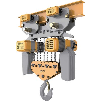 Dongqi 20t Traveling Electric Chain Hoist 6m Lift for Workshop Turkey