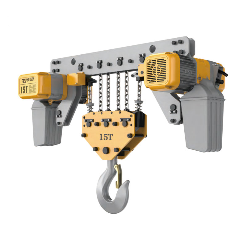Dongqi 15t Low Headroom Electric Chain Hoist 9m Lift for Jib Crane UAE